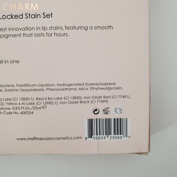 Manna Kadar Lip Charm 5pc Lip Locked Stain Set 0.17 fl oz each - Picture 6 of 8